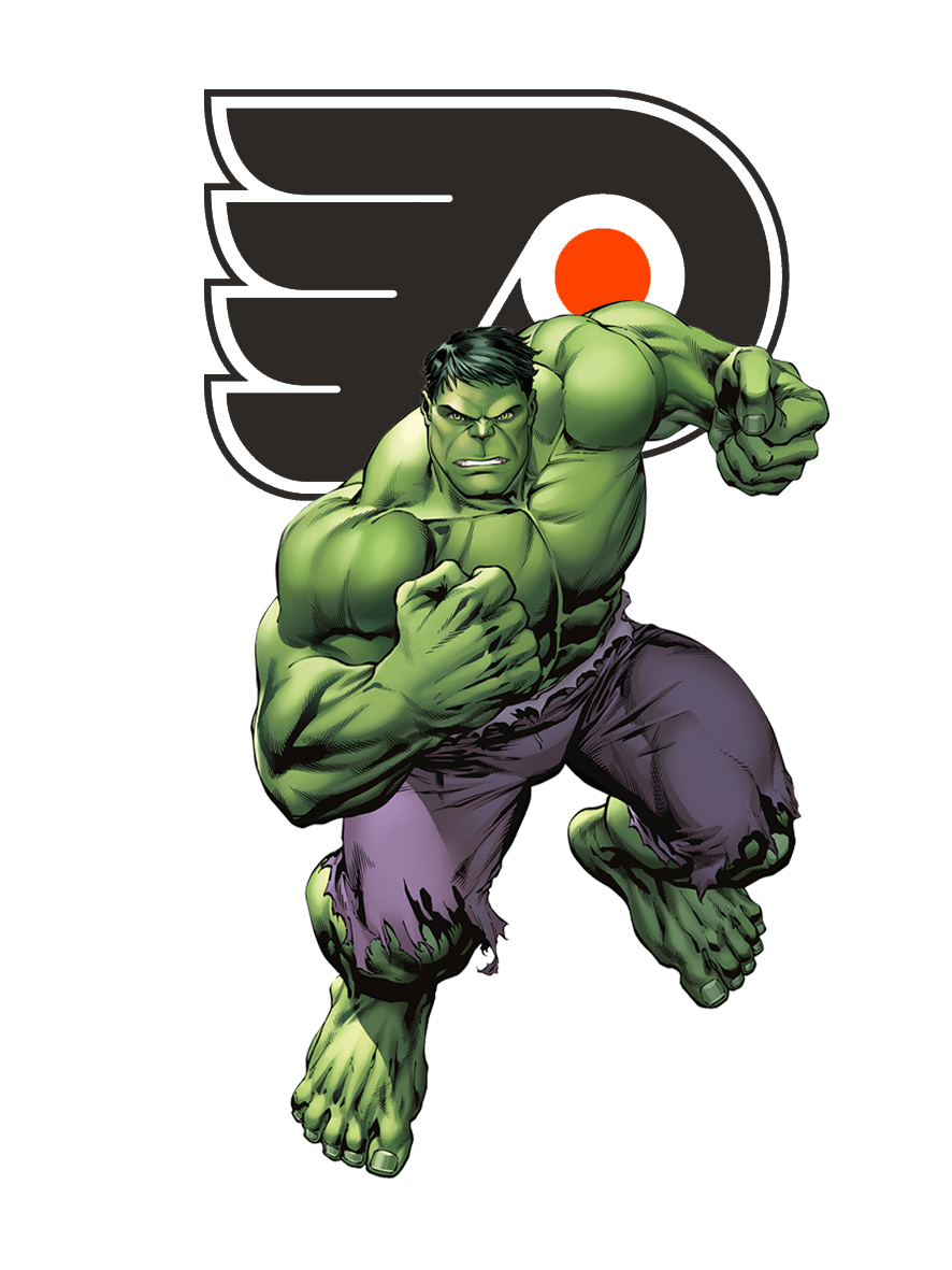 Philadelphia Flyers Hulk Logo vinyl decal